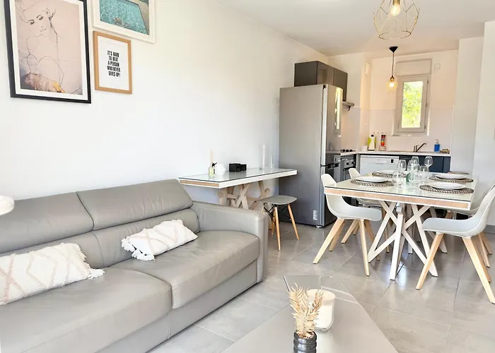 T2 - Piscine - Garage Prive - 5 Min De Cannes Daire *